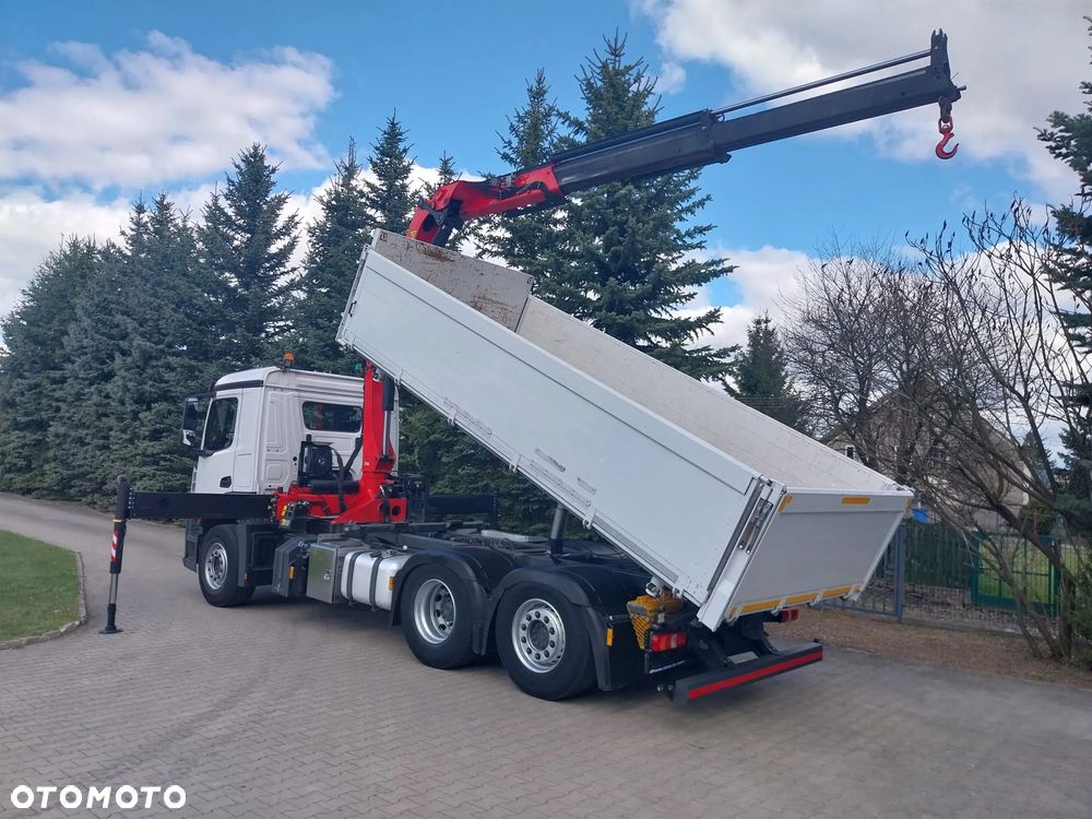 Mercedes-Benz 3-str. wywrotka z PALFINGER PK 19001 - 21