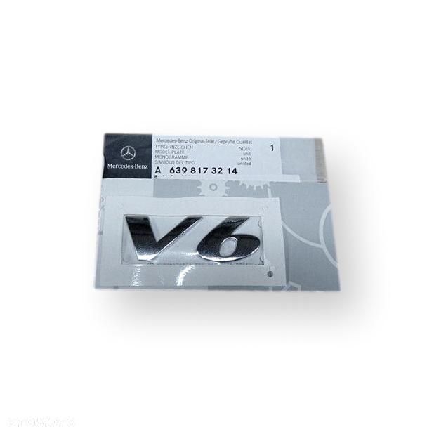 MERCEDES VITO W639 SPRINTER 906 Emblemat blotnika przod V6 - 1