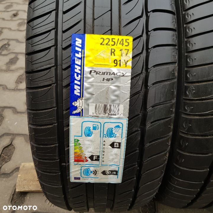 4x 225/45R17 Michelin Primacy HP Komplet opon letnich Poznań - 2