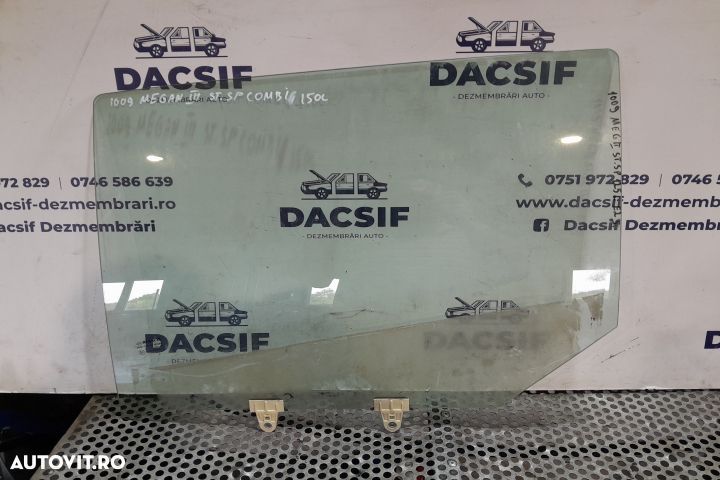 Geam usa spate stanga 43R-000015 43R-000015 Renault Megane 3 [facelif - 1