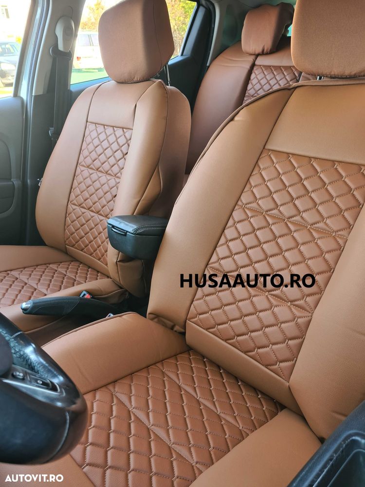 MODEL JT Huse scaun auto piele ecologica  set complet - 1