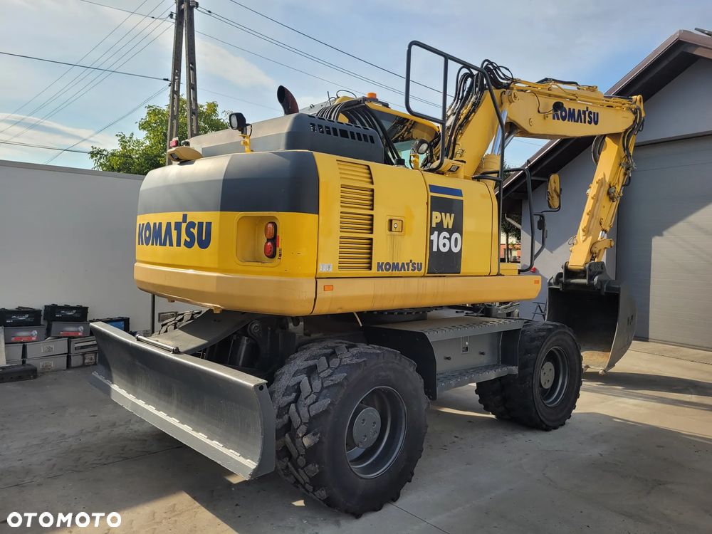 Komatsu PW 160 - 8 Wysięgnik dwuczęściowy, 3 ramiona - 4