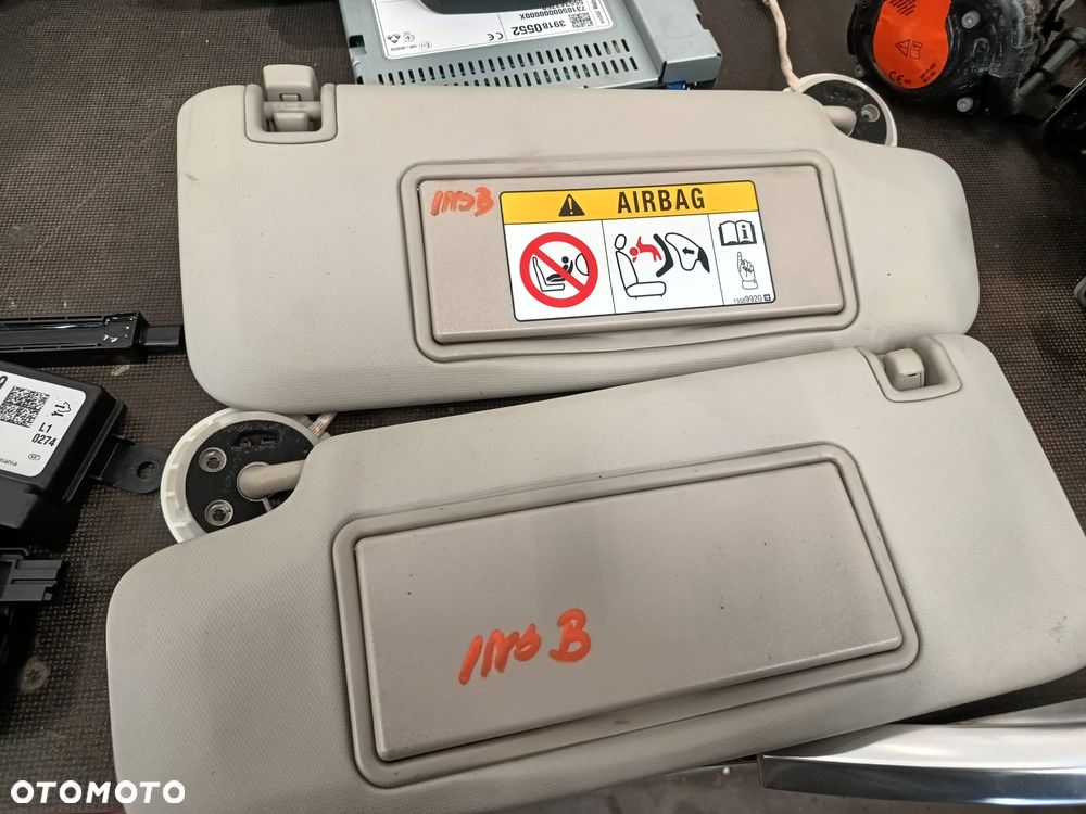 OPEL INSIGNIA B II OSŁONA PRZECIWSŁONECZNA LEWA PRAWA KOMPLET - 1