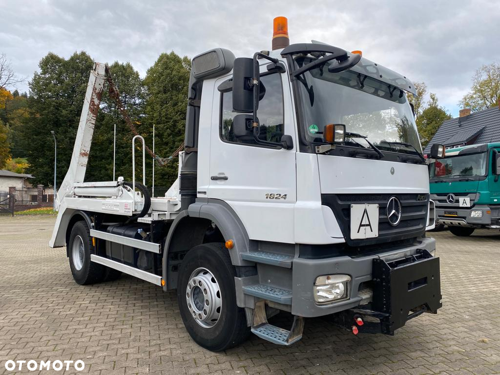 Mercedes-Benz 1824 AXOR bramowiec HIAB MULTILIFT, akcja zima, 308 t.km. - 2