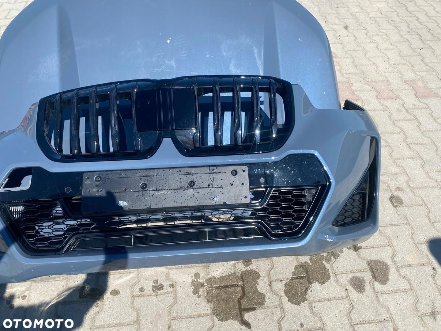 ZDERZAK MASKA LAMPY PAS KOMPLET BMW X1 U11 M PAKIET LED SHADOW BLACK - 2
