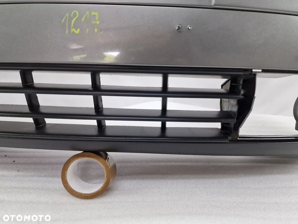VW POLO OKULAR 02- ŁADNY ZDERZAK PRZEDNI PRZÓD , KOLOR SZARY METALIK , NR 6Q0807221 , NR AUKCJI NZ1217 - 16
