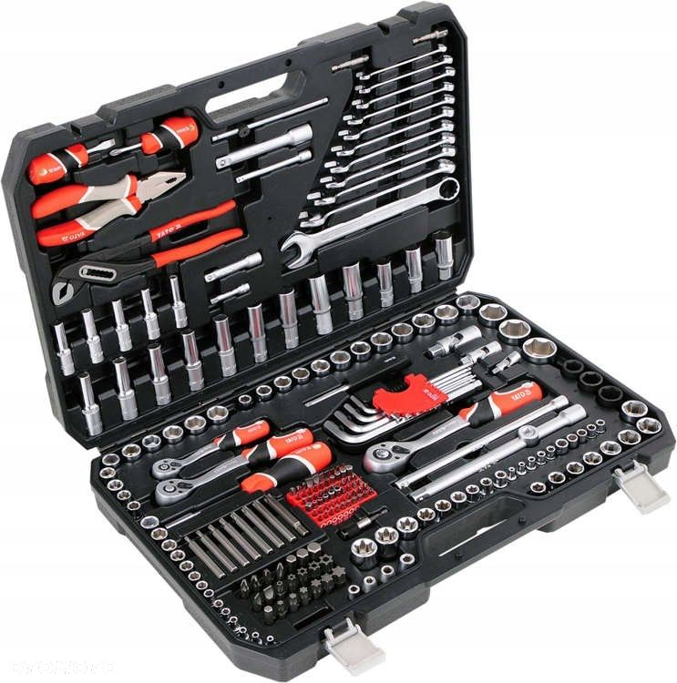 YATO ZESTAW XXL 225el KLUCZE NASADOWE 1/4" 3/8" 1/2" NASADKI PŁASKIE TORX - 3