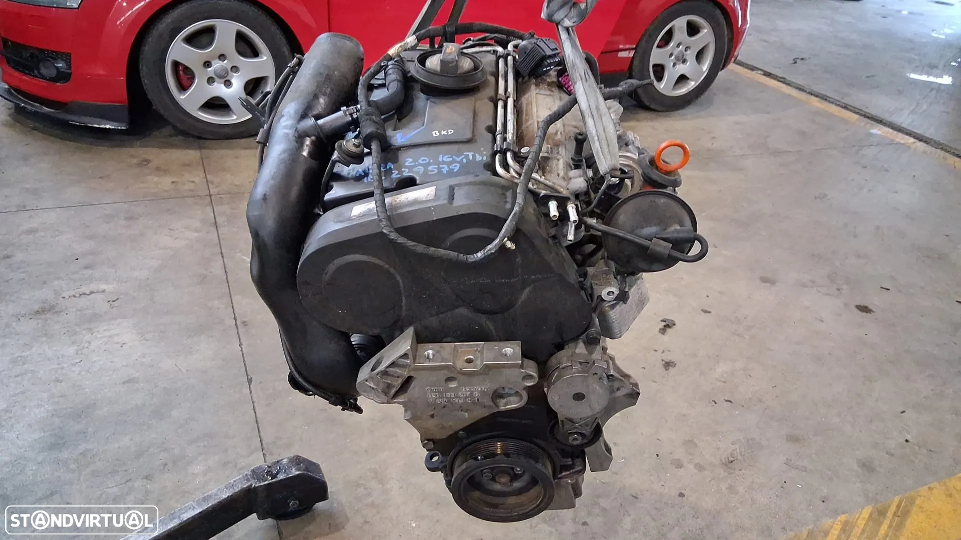Motor BKD VW Audi Seat Skoda 2.0 tdi 140cv com injeção - 2