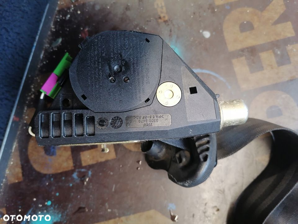 Pas Bezpieczeństwa Czarny Prawy Skoda Fabia I 6Y0857702B - 6