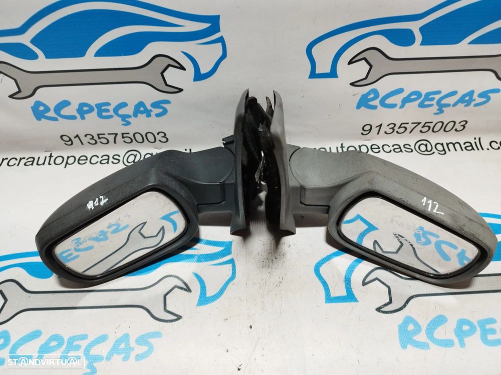 ESPELHO RETROVISOR ESQUERDO DIREITO FORD FIESTA V 5 MK5 2S6117683BP 2S6117682BP ELETRICO AQUECIDO ESPELHOS RETROVISORES - 7
