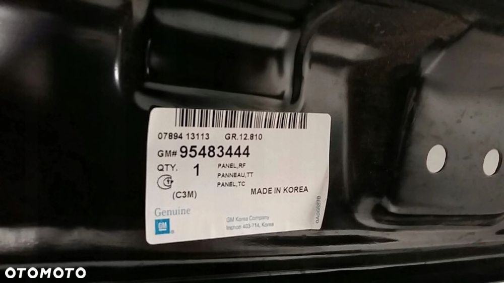 POSZYCIE DACHU CHEVROLET spark m300 10-17 nowy gm - 4