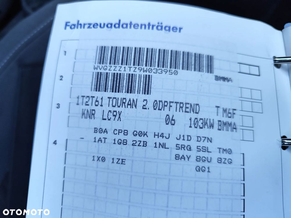 Volkswagen Touran 2.0 TDI DPF Trendline - 16