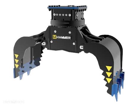 Chwytak sortująca wyburzeniowy HAMMER GR100 S waga 1000 kg koparka 13-19 ton - 3