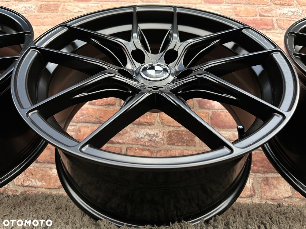 Nowe czarne alufelgi 18 BMW 5x120 felgi 8j ET35 F10 Z3 Z4 E46 X1 X3 E83 F25 E90 F30 F34 GT F01 F12 F20 E87 E60 xDrive Opel Insignia JR44 JR21 Haxer HX036 Styling M Pakiet Forzza Oregon - 20