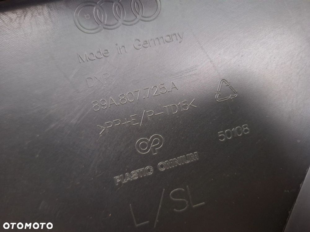 AUDI Q4 E-TRON 21-25 NIE KLEJONY! ZDERZAK PRZÓD PRZEDNI GRILL KRATKA EMBLEMAT ORYG 89A807725A WYSYŁKA 24H - 14