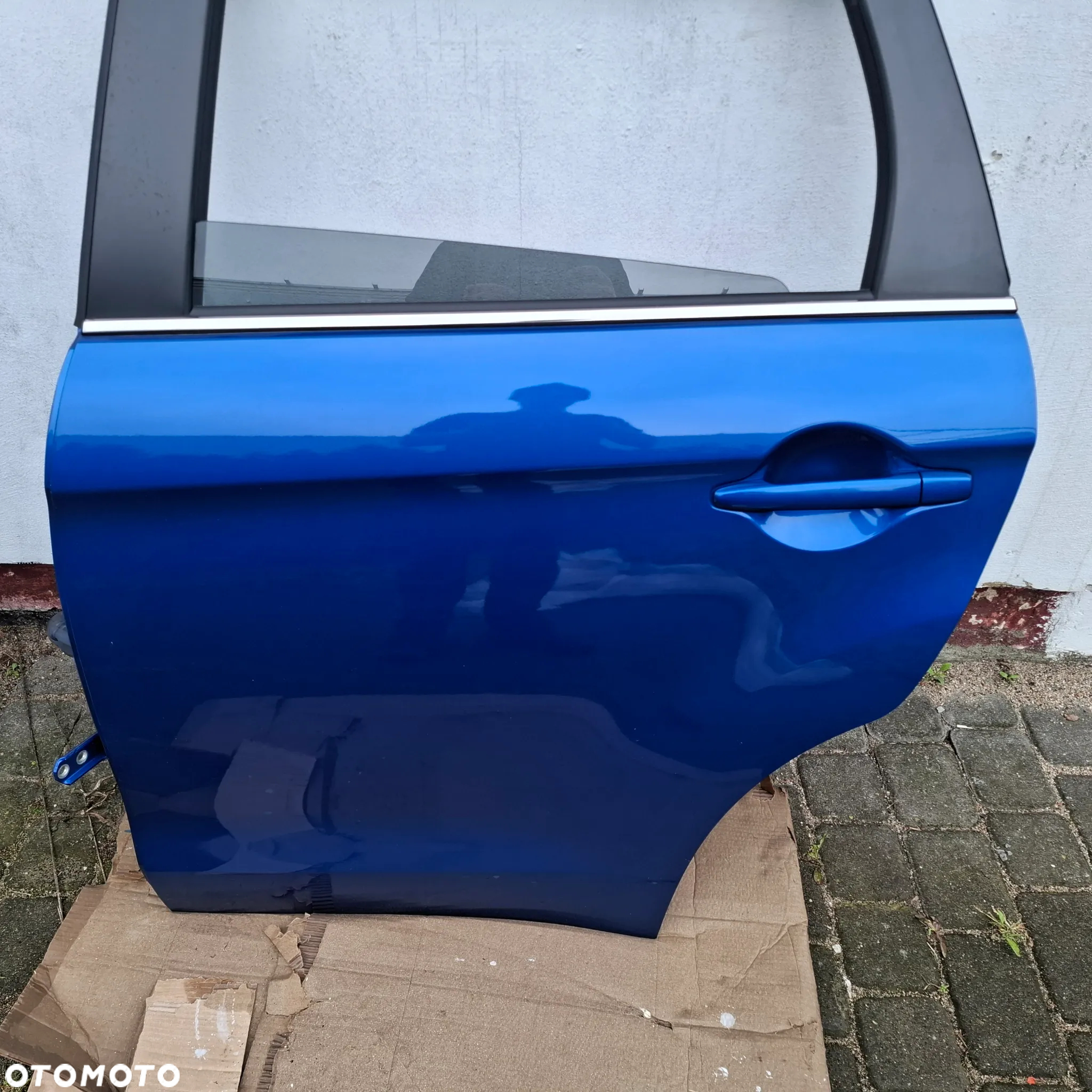 MITSUBISHI ASX D06 DRZWI LEWA STRONA PRZÓD LEWE TYŁ LEWE NIEBIESKIE w kolor demontaz poznan - 11