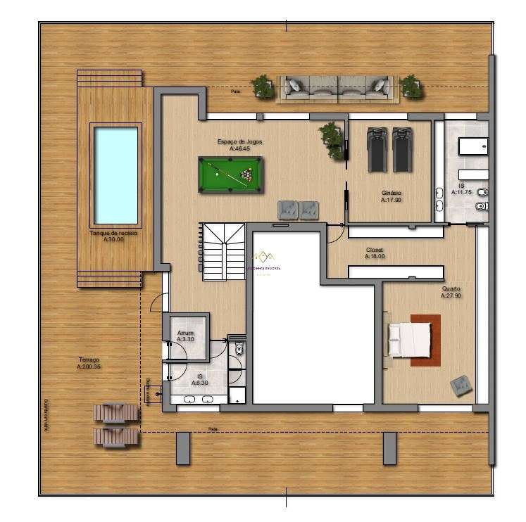 Penthouse de Luxo com 900 m², Piscina Privativa, Ginásio e Garagem par - Grande imagem: 2/3