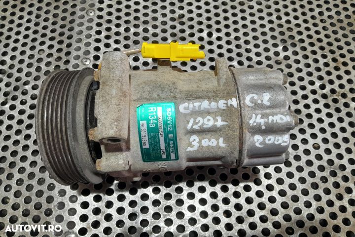 Compresor AC R134A / 9655191680 R134A / 9655191680 Citroen C2 1 [2003 - 1
