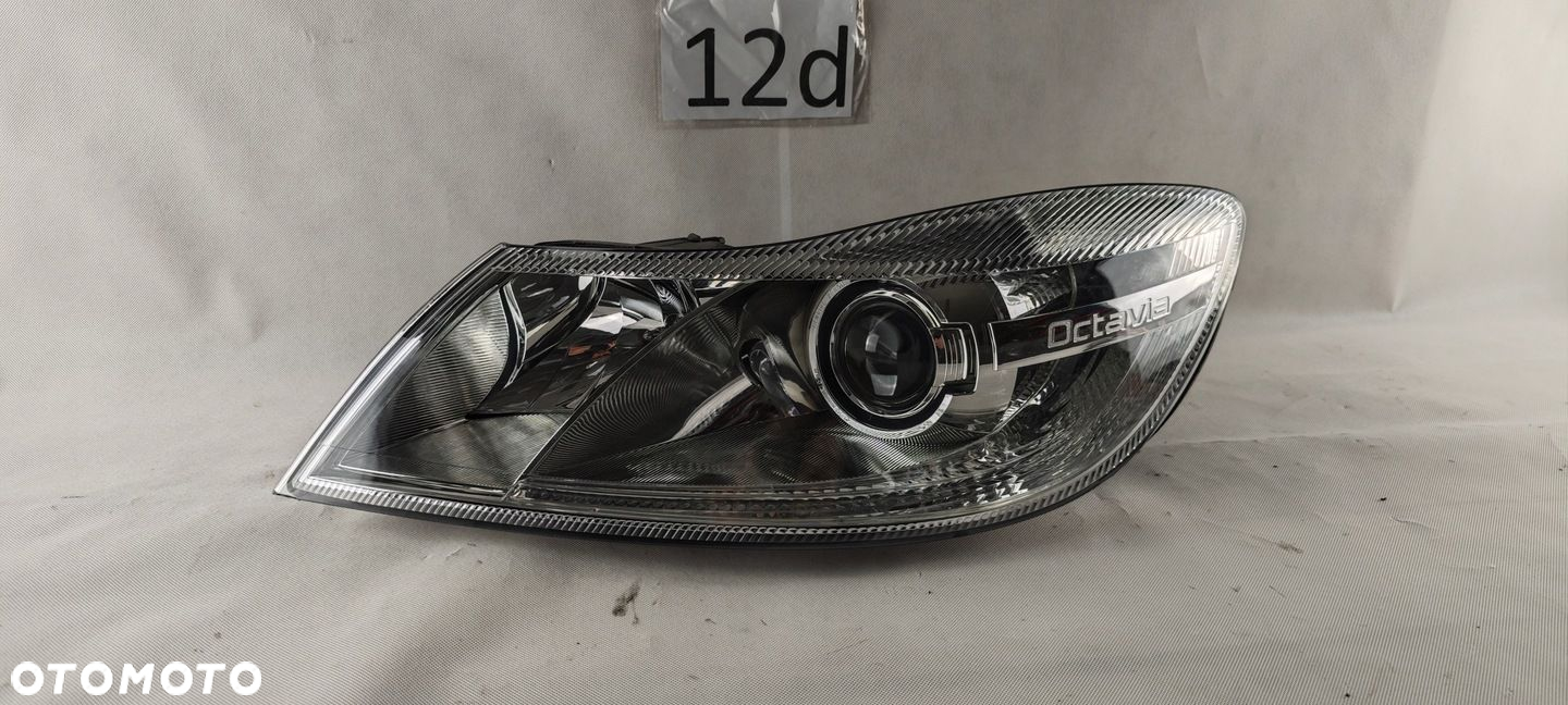SKODA OCTAVIA II LIFT XENON LEWY SKRĘTNY REFLEKTOR 1Z1941015G LAMPA LEWA - 2
