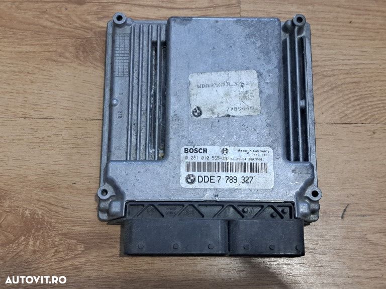 Unitate ECU calculator motor Original BMW Seria 3 E46 150cp euro 3 M47 - 1
