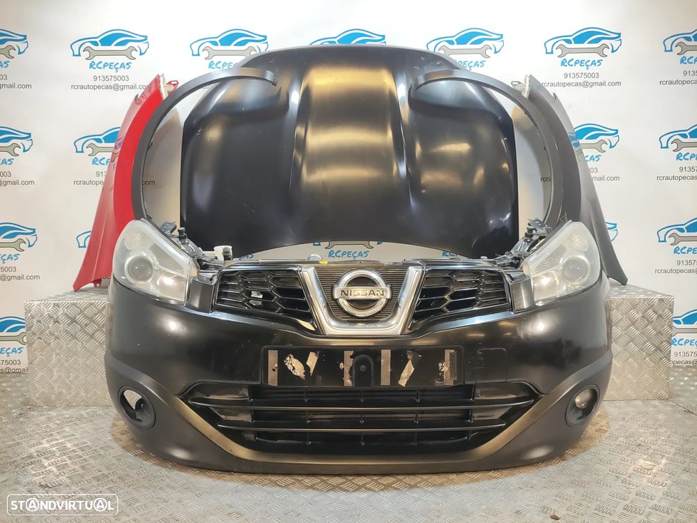FRENTE COMPLETA NISSAN QASHQAI I 1 MK1 J10 FACELIFT FASE 2 CAPOT PARACHOQUES GUARDA-LAMAS OTICAS RADIADOR VENTILADOR FRENTE FIBRA ABAS REFORÇO - 1