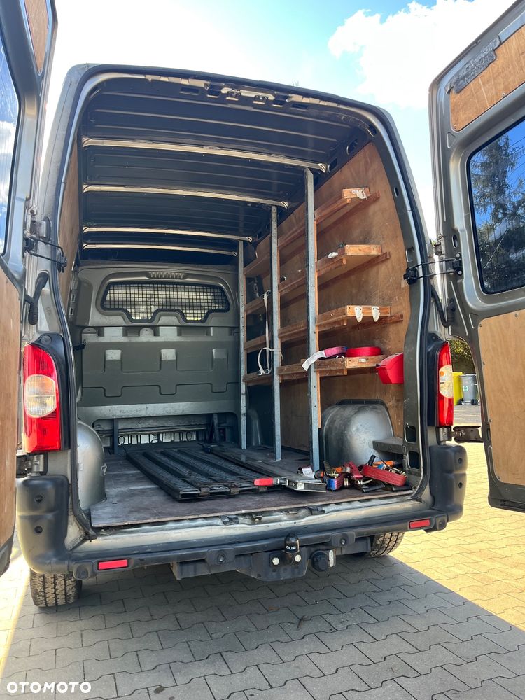 Opel Movano / L3H2 / Master / 2.5 D / 145 KM / brygadówka / doka / 6 osób / klima / WEBASTO / z Niemiec / Super stan - 19