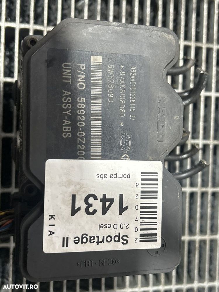 Pompa abs Kia Sportage II 2006 - 2010 (1431) Diesel 5WY7809D - 5