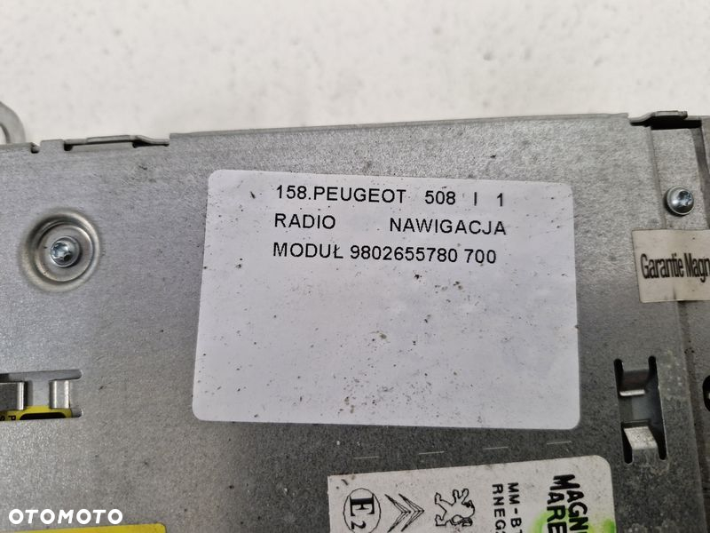 PEUGEOT 508 I 1 RADIO NAWIGACJA MODUŁ 9802655780 - 5