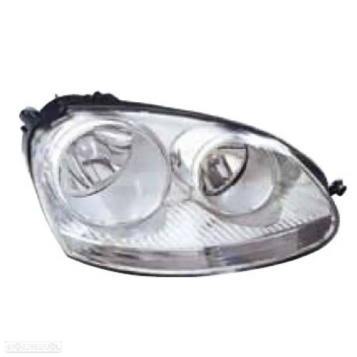 Faróis Farol da frente cromado Vw Golf Mk5 V NOVO - 1