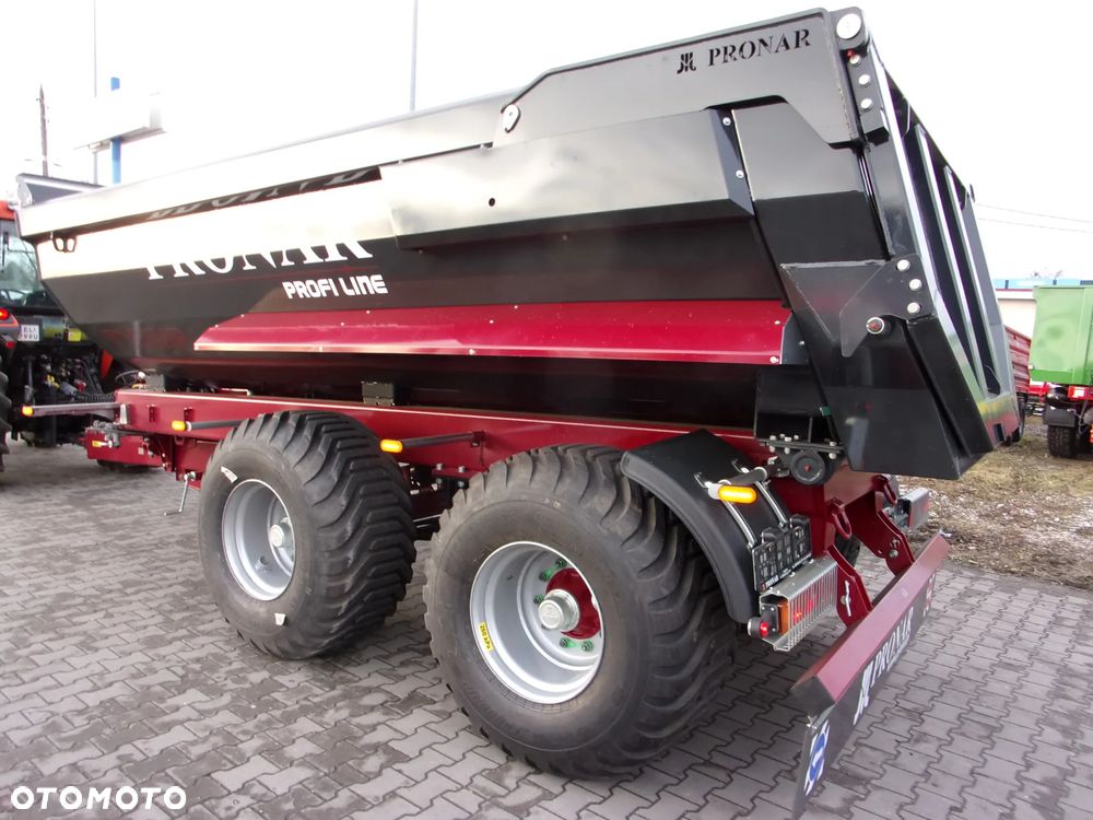 Pronar Przyczepa T701HP -16,1 tony, rolnicza - ciężarowa - budowlana ze skrzynią ładunkową typu Half-Pipe, skorupowa, tandem - 12