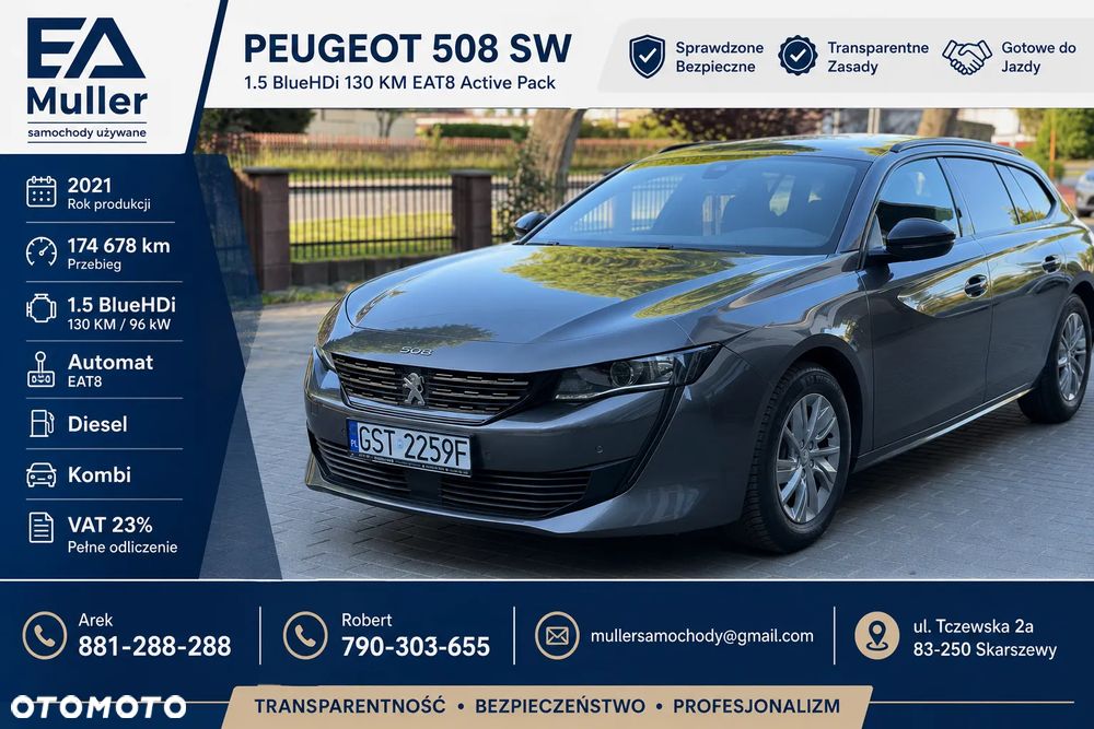 Peugeot 508 BlueHDi 130 EAT8 Active Business-Paket - 1