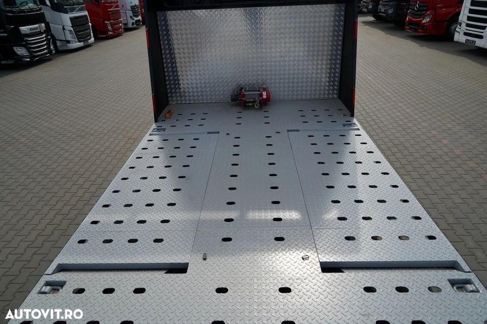 DAF XF 480 / TANDEM CARRIER KIT / 15,6 M / SSC / TRAVERSE / HYDRAULIC RANGE / RADIO CONTROL / WINCH / LIFTING AXLE / PARKING AIR CONDITIONING / WECON - 17