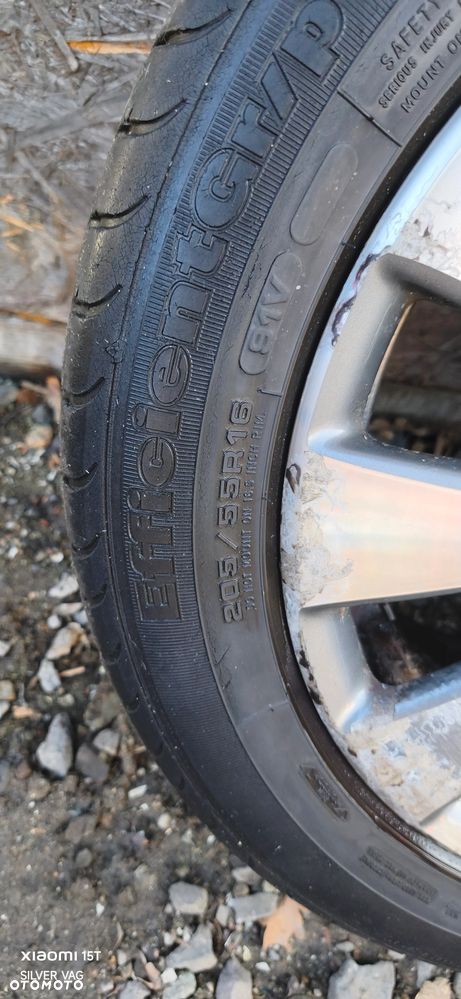 Alufelgi koła felgi opony 205 55 16 Volkswagen Touran golf passat 5x112 4szt oryginalne ET45 - 7