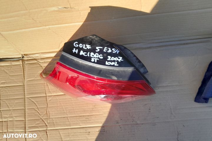 Lampa / Tripla stop stanga pe aripa Volkswagen VW Golf 5 [2003 - 2009 - 2