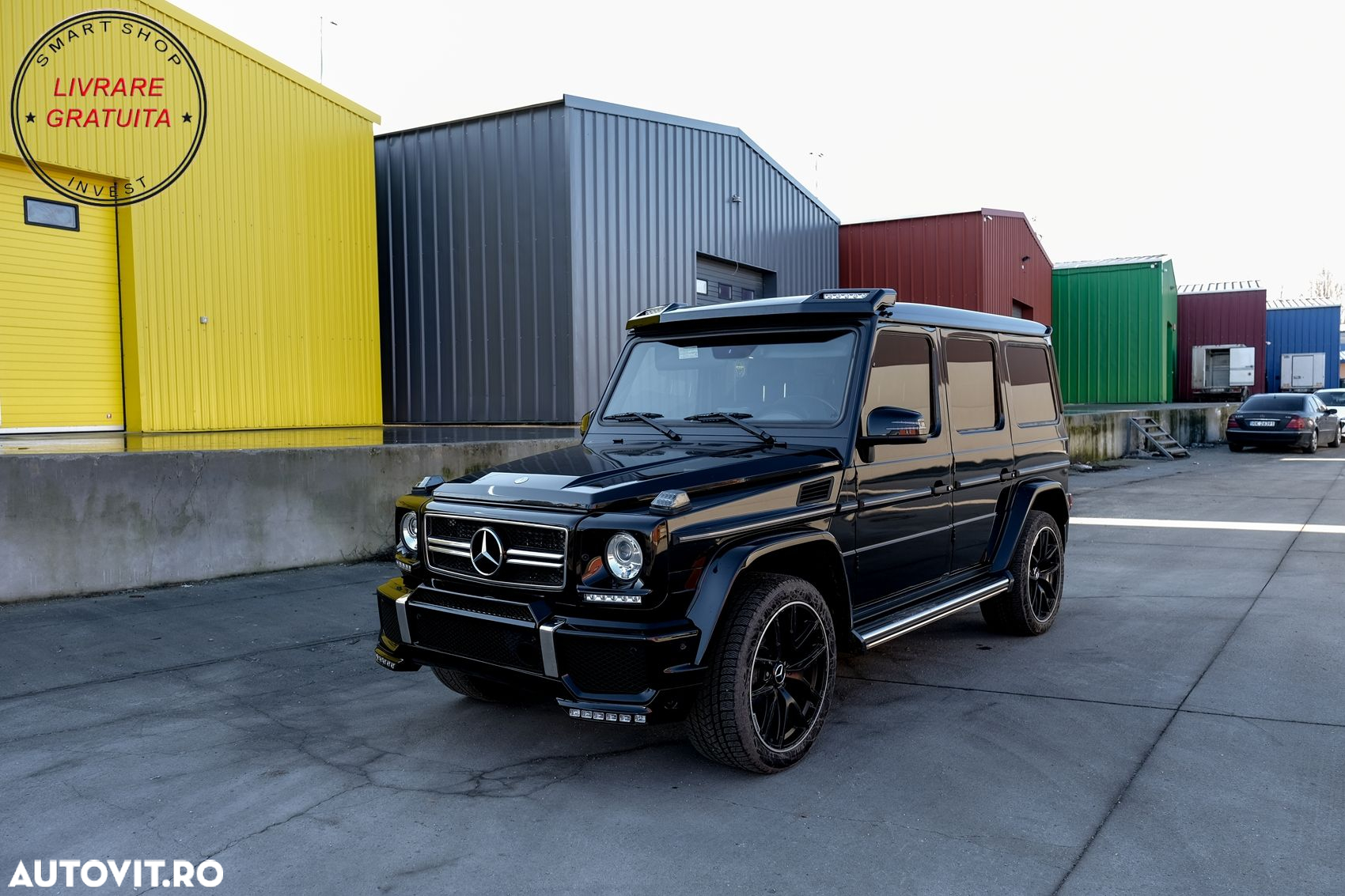 Eleron Frontal LED Mercedes G-Class W463 (1989-2017) 6X6 Design- livrare gratuita - 11