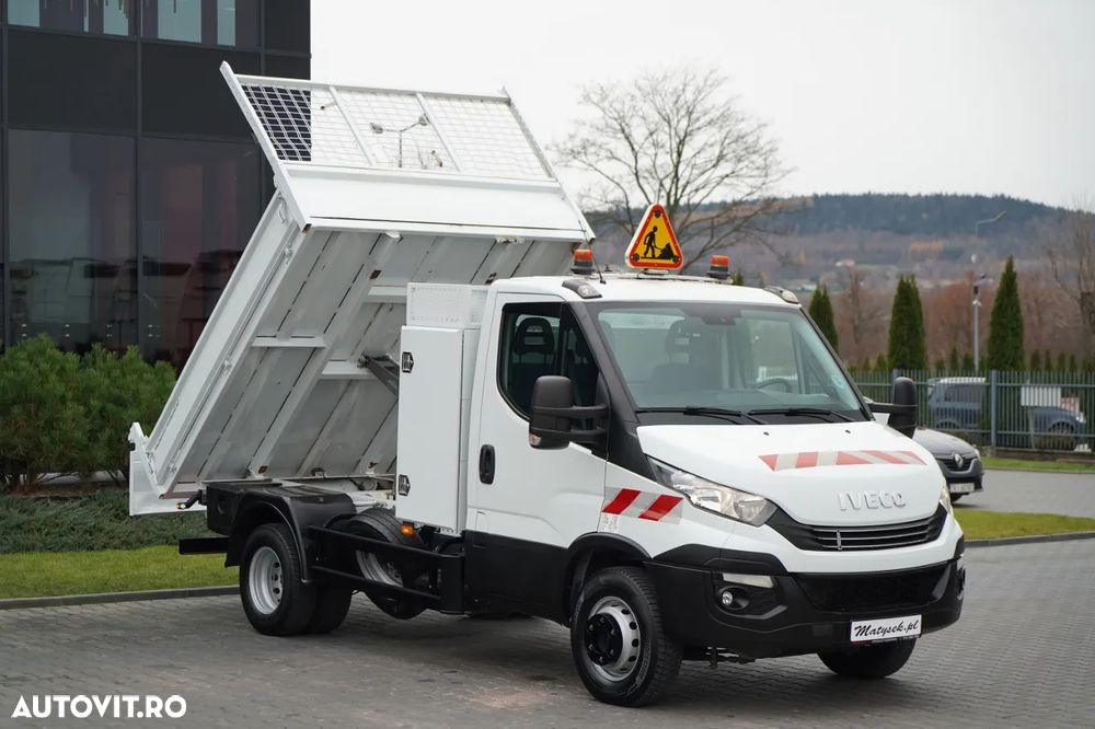 Iveco DAILY 70-180 / BASCULATOR SPATE / 7 TONE MTA / DUBLU / HI-MATIC / BLOCARE PUNȚI - 1
