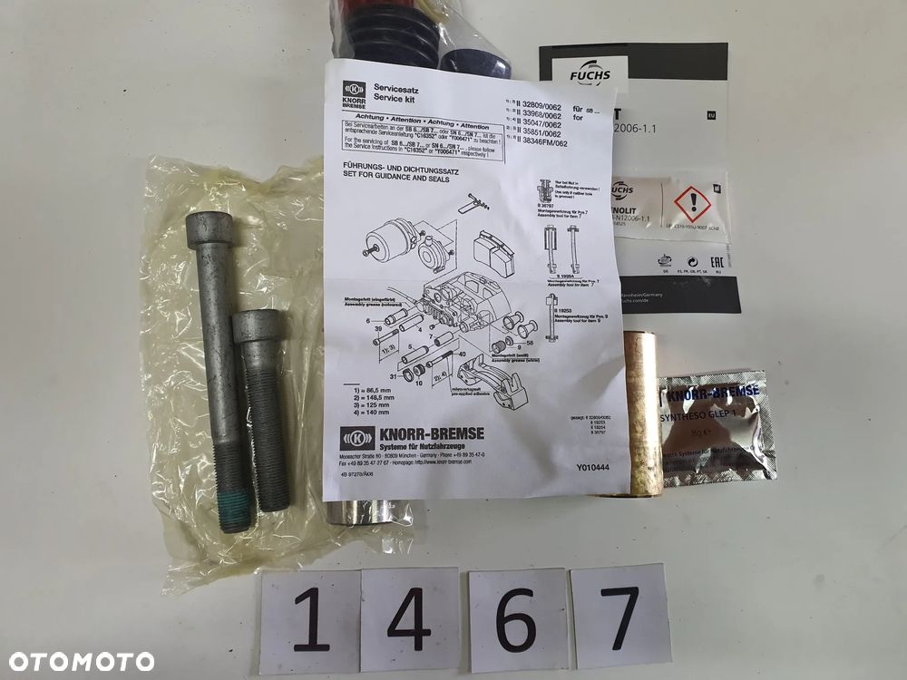 Zestaw naprawczy zacisku hamulcowego, Knorr-Bremse 328090062 - 3