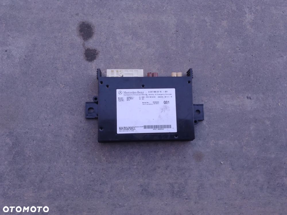 MERCEDES A250 W177 MODUŁ STEROWNIK A2479002216 - 1