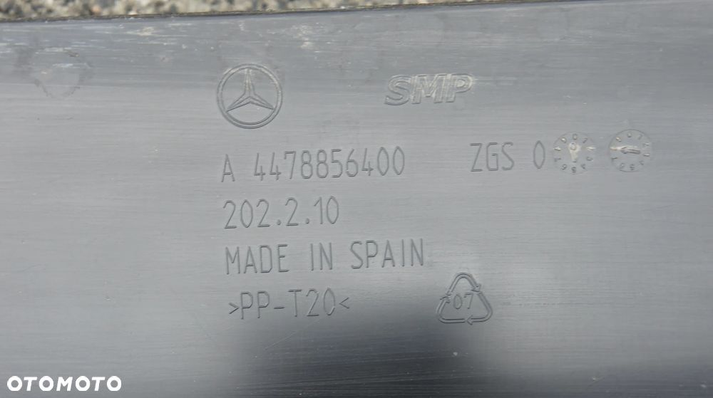 OSŁONA PŁYTA PRZEDNI ZDERZAK MERCEDES VITO V KLASA W447 A447 LIFT - 9