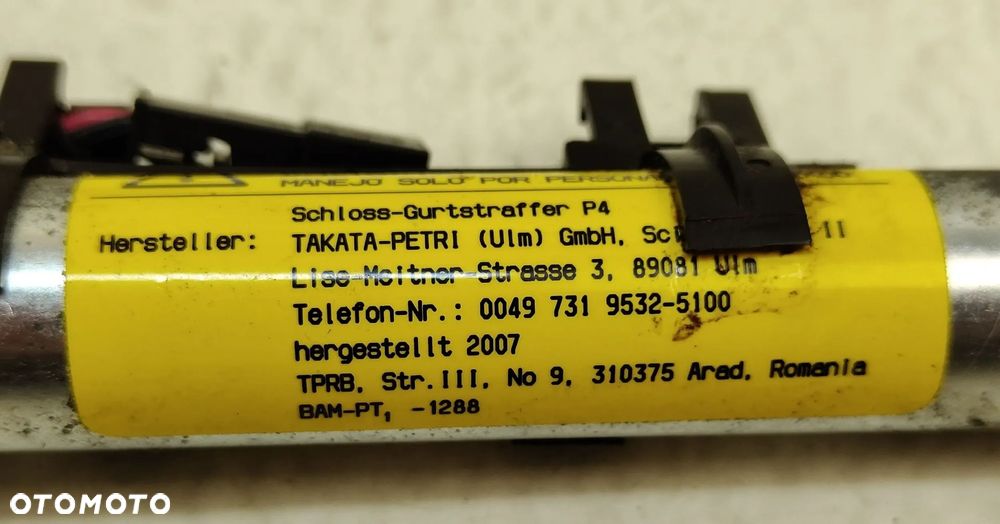 bmw x5 e70 zapinka klamra napinacz fotela prawego przedniego 3055373 - 4