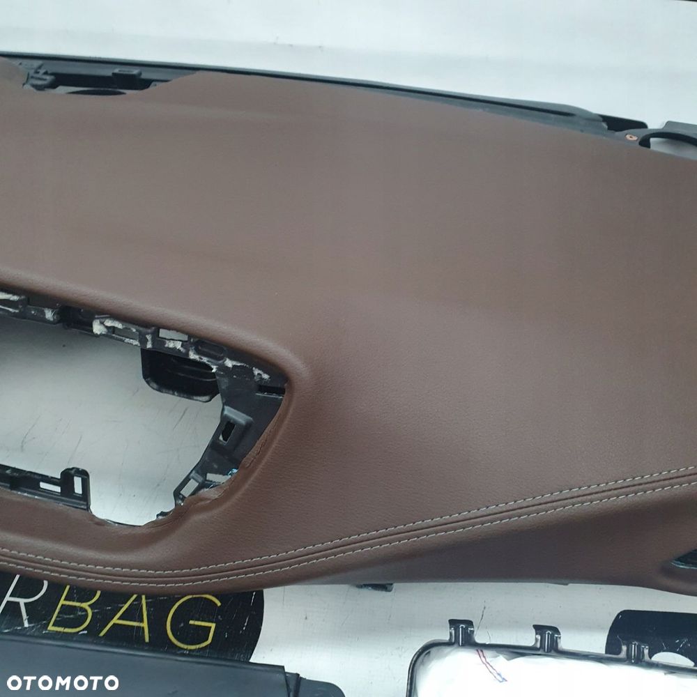 CHRYSLER PACYFICA PACYFIKA DESKA ROZDZIELCZA SKÓRA BRĄZ KONSOLA KOKPIT PULPIT PODUSZKI AIRBAG AIR BAG PASY KIT SET - 7