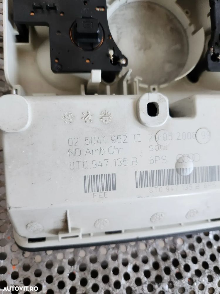 Plafoniera Neagra S Line S-Line Audi A4 B8 Cod 8K - 7