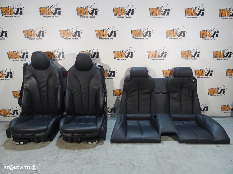 Bancos BMW Serie 6 Coupe F13 Pack M em Pele com Quartelas - 1