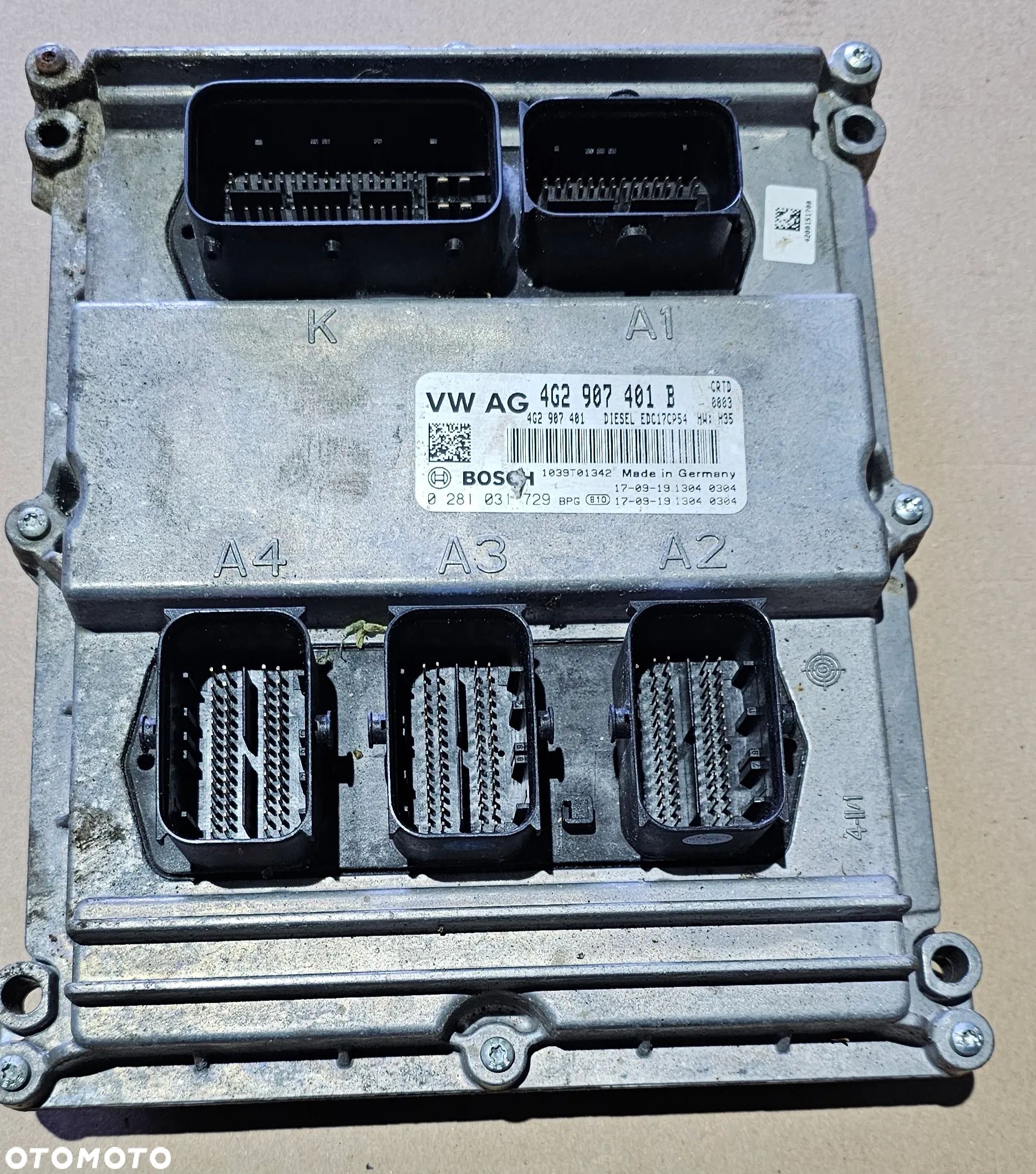 Komputer sterownik silnika Audi A6 C7 3.0 TDI 4G2907401B - 1