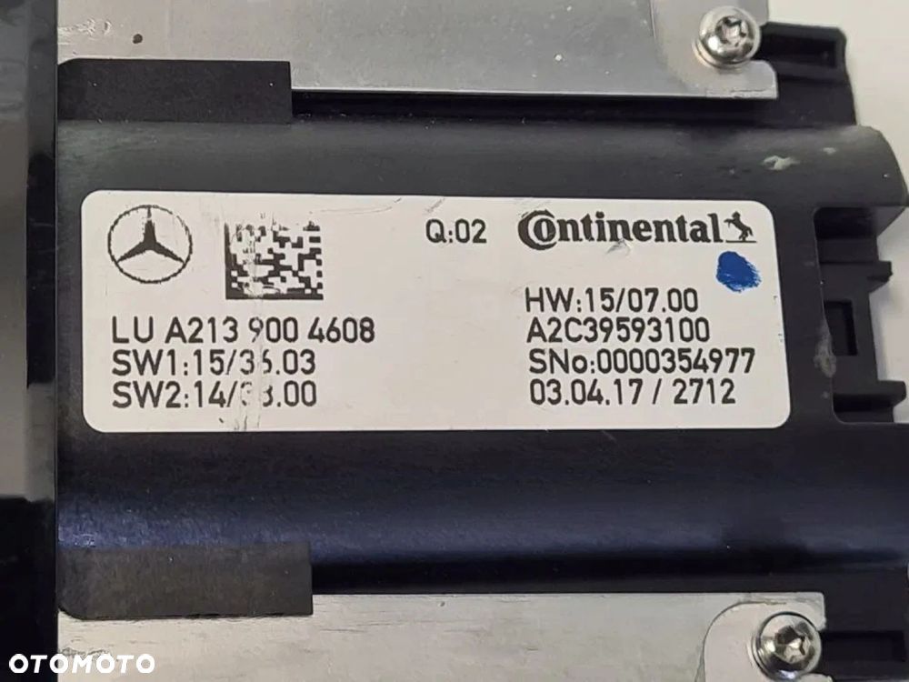 Panel Sterownik Touchpad Mercedes w213 E-klasa A2139004608 - 4