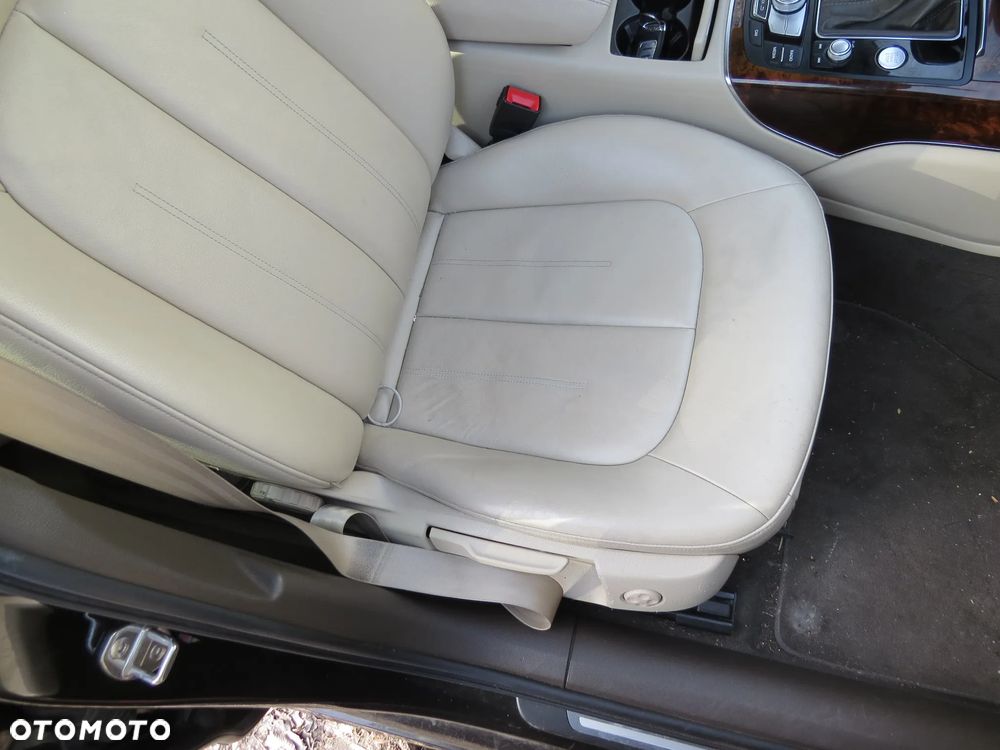FOTELE SIEDZENIA SKÓRA BEŻ KOMPLET EUROPA SEDAN AUDI A6 C7 4G - 11