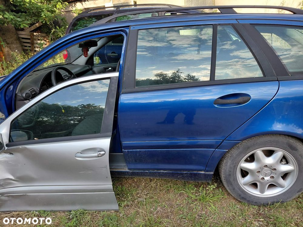 części MERCEDES C-KLASA W203 KOMBI 2.2CDI 2002r DRZWI przód prawe TYŁ prawe lewe niebieski - 3