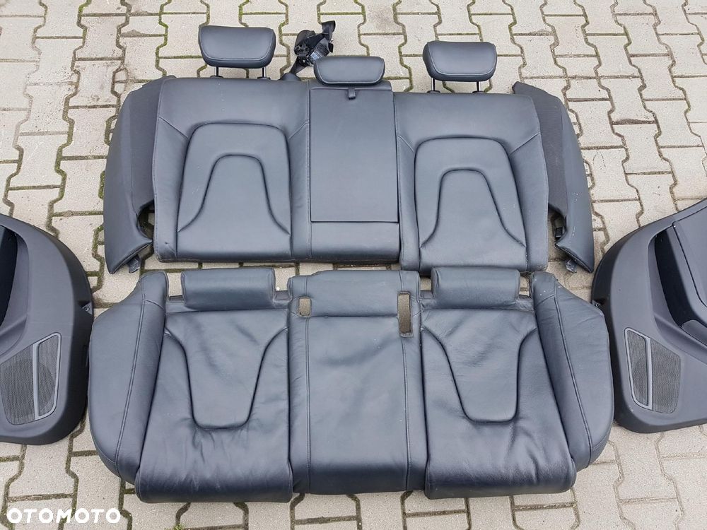 AUDI A4 B8 08-11r SEDAN FOTELE SKÓRZANE KANAPA - 2