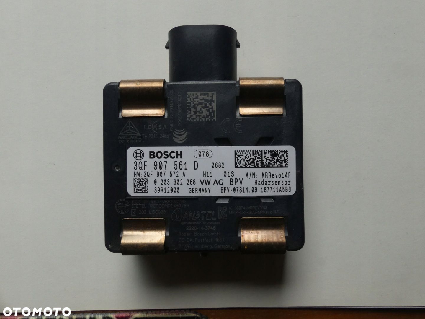 DW GOLF 7 RADAR SENSOR 3QF907561D - 1