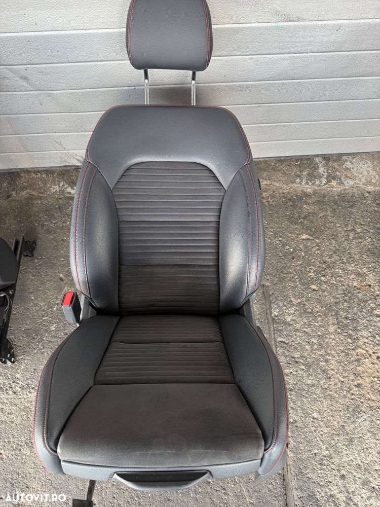 Set Scaune Față Sport Mercedes B-Class W246 (2017) Pachet AMG – Încălzite, Piele + Alcantara Recaro - 13